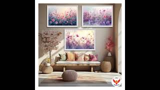Elevate Boho Wall Art & Pastel Floral Decor Transform Home Printable Watercolor Flower & Chic Decor