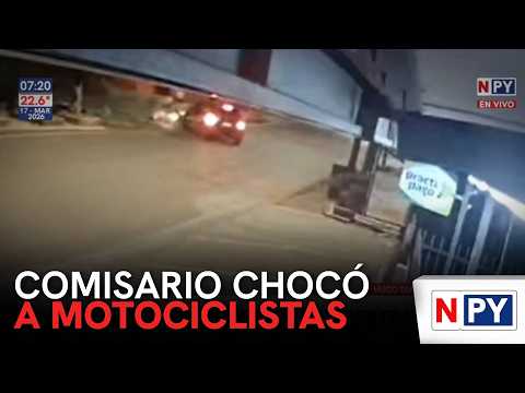 Comisario ocasionó accidente y huyó en Valenzuela