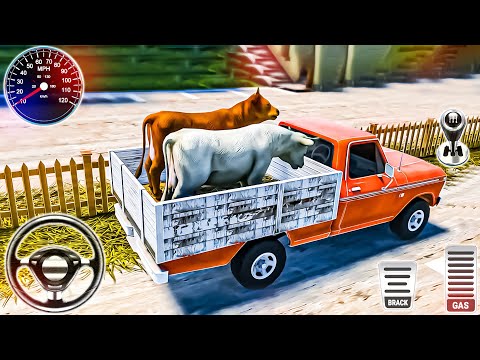 Farm Animals Transporter Truck Driving 3D - Animal Transport Truck Simulator - Android GamePlay