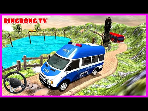 US Police Car Van Driver Simulation - Offroad Crime Chase Driving | Android GamePlay - Cars Games
