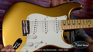 Video thumbnail for Fender American Original '50s Stratocaster - Aztec Gold by N Stuff Music