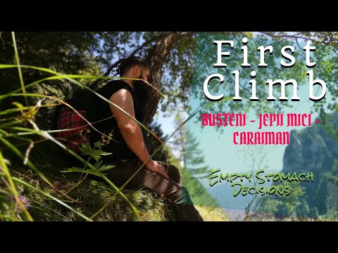 Climbing a mountain on an empty stomach. Busteni - Caraiman