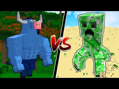 MUTANT CREATURES vs MYTHICAL MINECRAFT BOSSES!!
