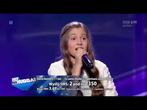 Finał Hit Hit Hurra! Daria Domitrz - Ta sama chwila - zespół BAJM cover