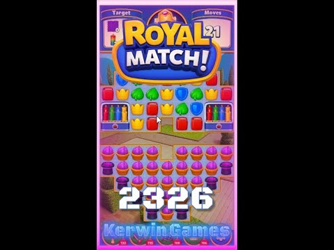 Royal Match Level 2326 - No Boosters Gameplay