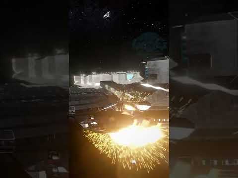 USS vengeance has a slight accident