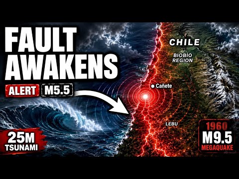 TSUNAMI THREAT! Seismic Swarm Culminates in M5.5 Strike Near Cañete, Biobío Chile...