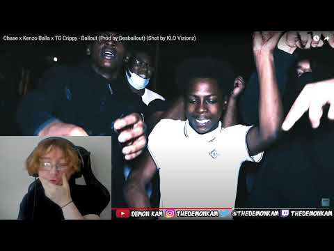 Demon Kam Reacts to Chase x Kenzo Balla x TG Crippy-Ballout(Prod by Desballout)(Shot By KLO Visionz)