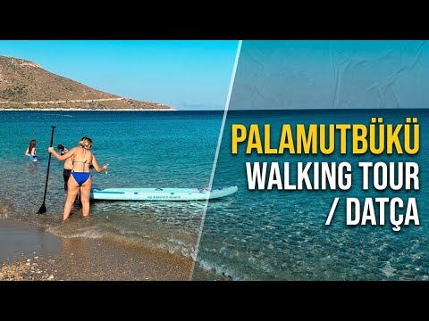 Datça'nın Gizli Cenneti! 🌊 | Palamutbükü Walking Tour 4K
