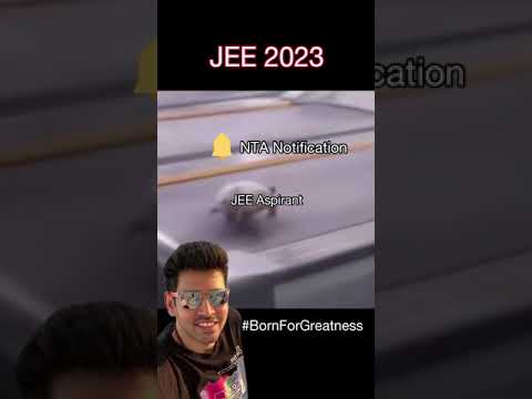 JEE 2023 Aspirants Before and After NTA Notification 🤯🤩😅 #jee #nta #jeeshorts #namokaul