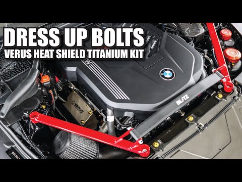 VERUS HEAT SHIELD TITANIUM BOLT KIT by DRESS UP BOLTS! (A90, A91 Supra Fitment)