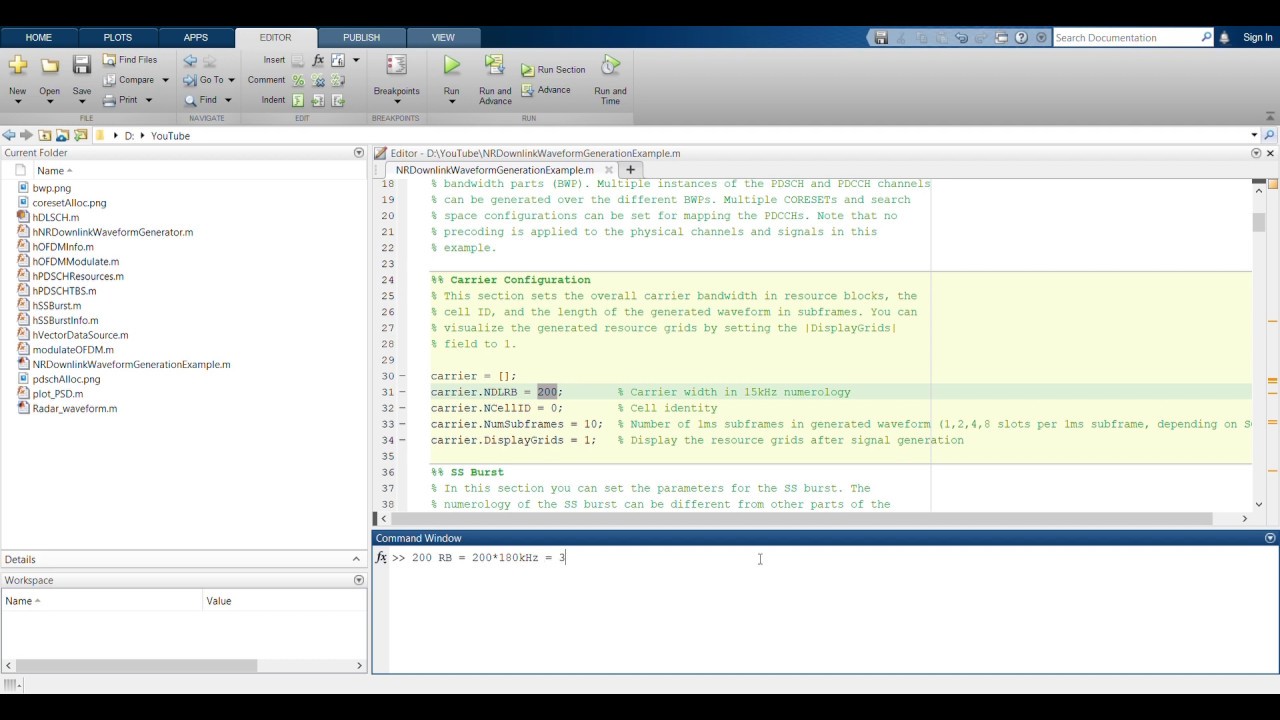 Introduction to 5G Toolbox MATLAB| 5G New Radio| MATLAB simulation| Part 01