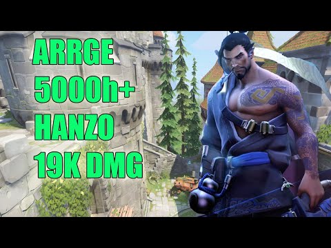 ARRGE 5000+H POTG HANZO 19K DMG - PRO OVERWATCH SEASON 24