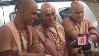 Amar Ujala - PTC News Interviewing Dhani Mani Tathacharya Tenalirama Set Sanjay Mangnani 9561243509 video