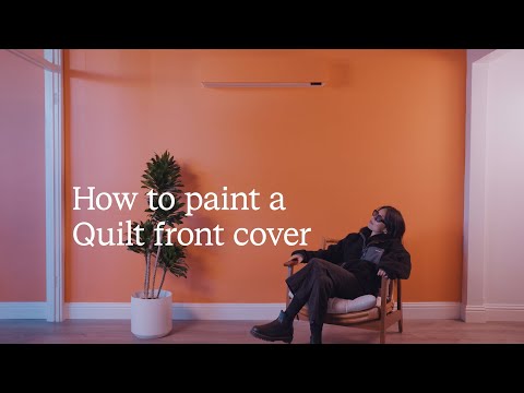 How to paint a Quilt front cover