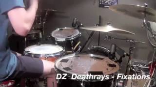 DZ Deathrays - Fixations drum cover