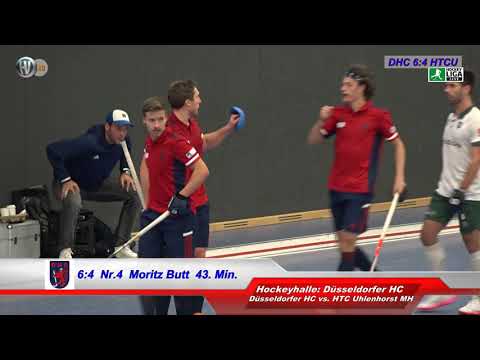 1.Hallenhockey Bundesliga Herren Düsseldorfer HC vs. HTC Uhlenhorst MH 28.11.2021 Highlights