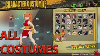 My Hero One's Justice 2 - All Characters Costumes + DLC (Itsuka Kendo) & Weekend Clothes Set Updated