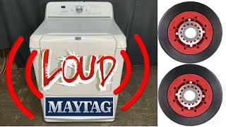 How to Replace Drum Rollers & Disassemble a Grinding, Squeaking Maytag Electric or Gas Dryer