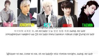 SHINee(샤이니) - ELECTRIC HEART Han|Rom|Eng| Color Coded Lyrics