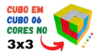 Padro CUBO EM CUBO COM 06 CORES no Cubo Mgico