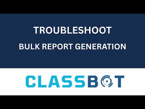 Quick Guide: How to Generate Student Reports in Bulk