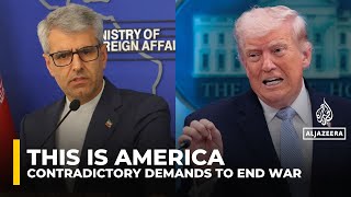 The contradictory demands to end the US-Israel war on Iran | This is America