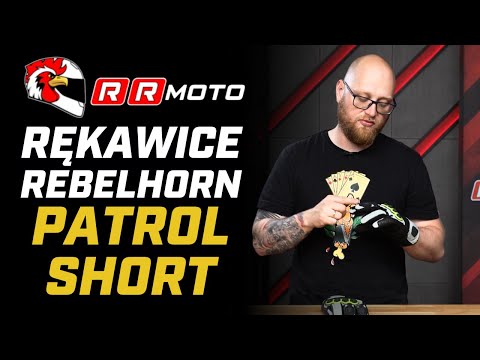 RĘKAWICE MOTOCYKLOWE REBELHORN PATROL SHORT