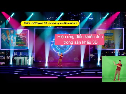 Phim Trường 3D – (p2) Hiệu ứng điều chỉnh đèn trên sân khấu 3D – by Lý’s Studio