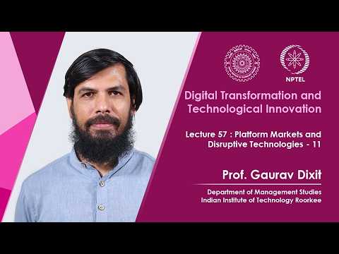 Digital Transformation and Technological Innovation Promo Video by Prof Gaurav Dixit IIT Roorkee