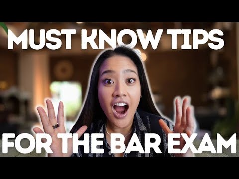 My 10 Tips to Pass the Bar Exam!