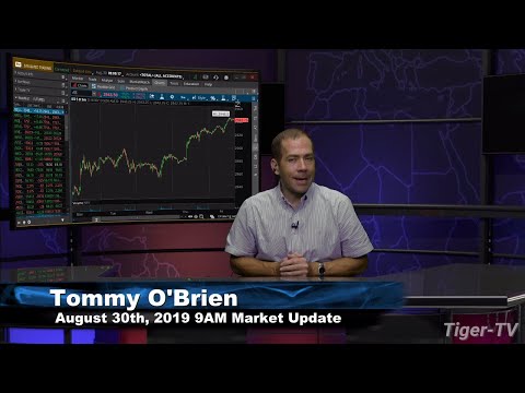 August 30th 2019, 9AM ET Market Update on TFNN