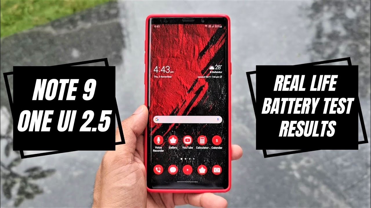 One UI 2.5 on Samsung Galaxy Note 9 - REAL LIFE BATTERY TEST RESULTS