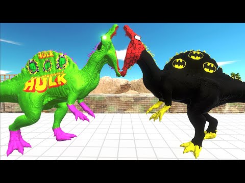 HULK SPINOSAURUS DEATHRUN - Animal Revolt Battle Simulator