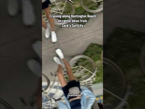 Huntington Beach rental bikes @Zack’s Surfcity #bikeride #hunting tonbeach