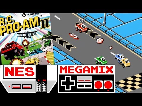 R.C. Pro-Am 2 NES MEGAMIX №74 Soundtrack Walkthrough Gameplay