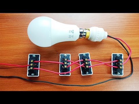 Two way switch wiring practical video