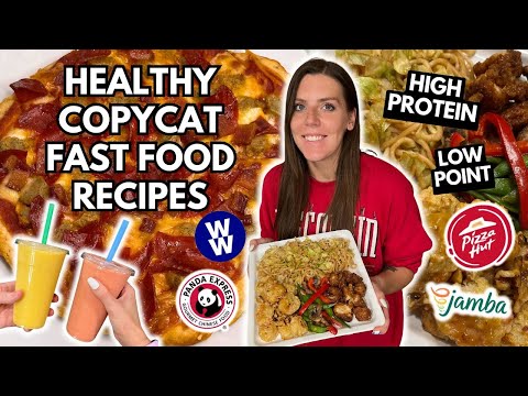 3 HEALTHY COPYCAT FAST FOOD RECIPES AT HOME | WW Points | High Protein Low Calorie Take Out at HOME