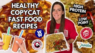 3 HEALTHY COPYCAT FAST FOOD RECIPES AT HOME | WW Points | High Protein Low Calorie Take Out at HOME