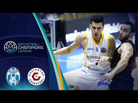 SikeliArchivi Capo d'Orlando v Gaziantep - Full Game - Basketball Champions League 2017-18