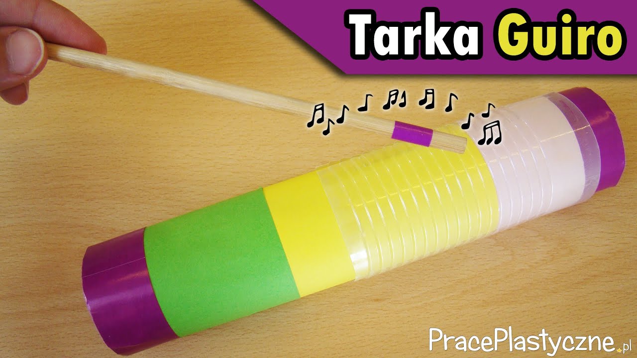 Jak zrobić tarkę Guiro? (instrument)