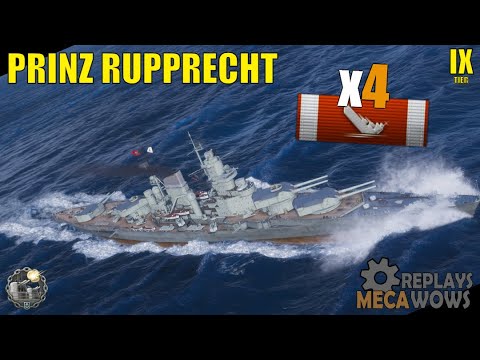 Prinz Rupprecht 4 Kills & 101k Damage | World of Warships Gameplay