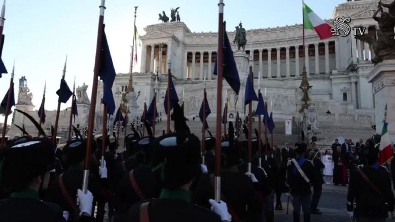 4 Novembre, Mattarella Meloni, La Russa, Fontana a Altare Patria per Giornata Unità Nazionale