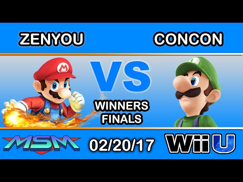 MSM 86 - eM | Zenyou (Mario) Vs. SS | Mr. ConCon (Luigi) Winners Finals - Smash Wii U
