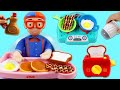 Blippi Is Hungry Let S Cook With Kitchen Stove Toaster