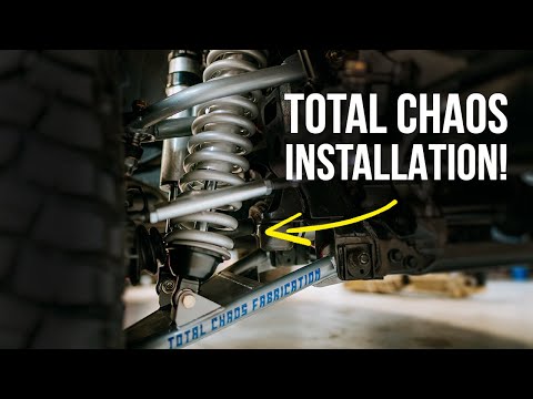 TOTAL CHAOS Long Travel Install on our Toyota Pickup!