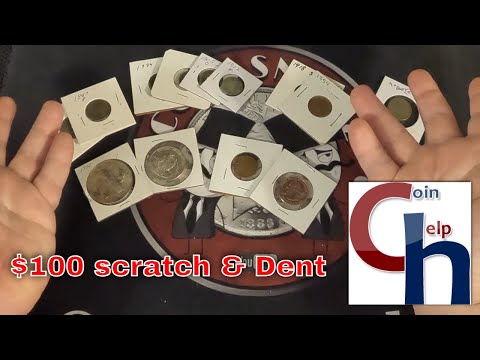 Another $100 "Scratch & Dent from CoinHelpu. Coin Mystery Grab Bag Unboxing.