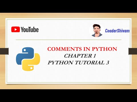 Comments In Python For Beginner Tutorial 3