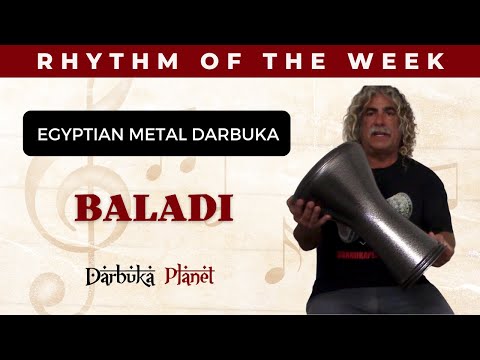 Baladi Rhythm | On Classic Egyptian Metal Darbuka | Rhythm Of The Week | Darbuka Planet
