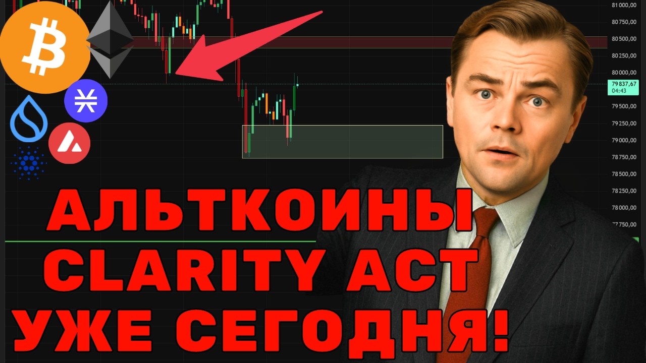 Прогноз Биткоин и Альткоины: Clarity Act УЖЕ СЕГОДНЯ! ГОТОВ?